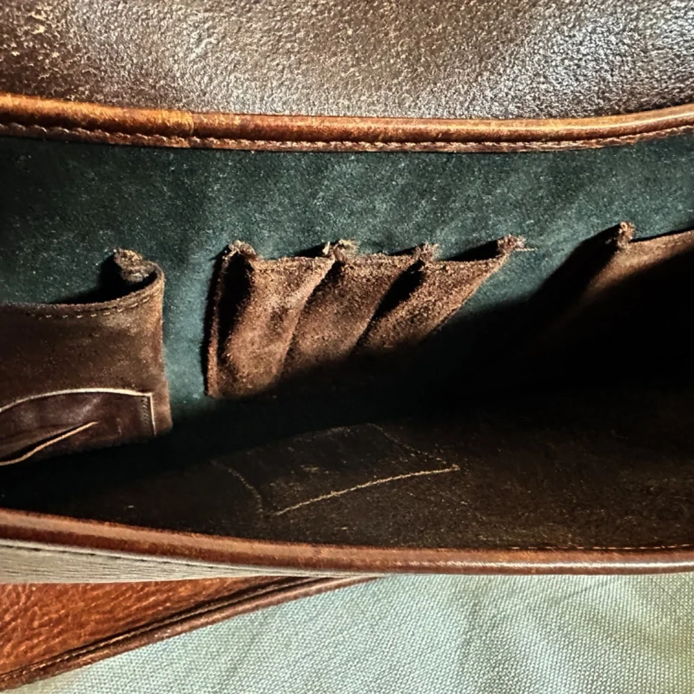 Michael Bianco Vintage Leather Briefcase – Made in USA